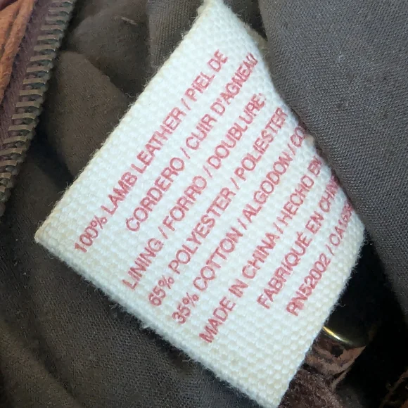 Lucky Brand Brown Leather Shoulder Bag with Woven Center - Picture 15 of 15